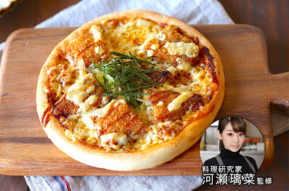 サクサク食感が新しい!アジフライの照り焼きピッツァ 料理研究家 河瀬璃菜監修レシピ